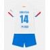 Tanie Strój piłkarski Barcelona Joao Felix #14 Koszulka Wyjazdowej dla dziecięce 2023-24 Krótkie Rękawy (+ szorty)